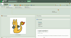 Desktop Screenshot of futania.deviantart.com