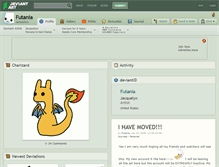 Tablet Screenshot of futania.deviantart.com