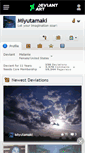 Mobile Screenshot of miyutamaki.deviantart.com