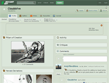 Tablet Screenshot of cloudstrive.deviantart.com