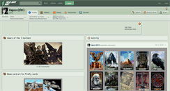 Desktop Screenshot of kapow2003.deviantart.com