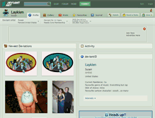 Tablet Screenshot of laykien.deviantart.com