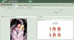 Desktop Screenshot of goddess-elune.deviantart.com