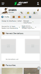 Mobile Screenshot of onskin.deviantart.com