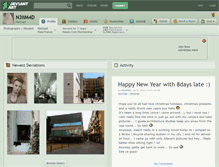Tablet Screenshot of n3iim4d.deviantart.com