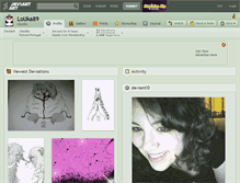 Tablet Screenshot of louka89.deviantart.com
