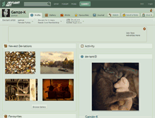 Tablet Screenshot of gamze-k.deviantart.com