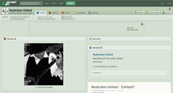 Desktop Screenshot of musicians-united.deviantart.com