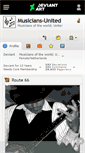Mobile Screenshot of musicians-united.deviantart.com
