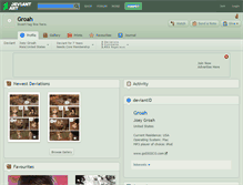 Tablet Screenshot of groah.deviantart.com