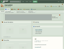 Tablet Screenshot of marcookie2.deviantart.com