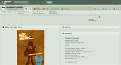 Desktop Screenshot of deadbunnystudio.deviantart.com