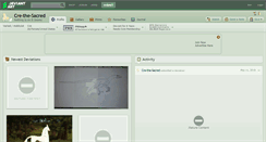 Desktop Screenshot of cre-the-sacred.deviantart.com