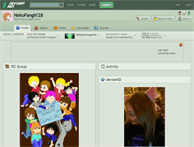 Tablet Screenshot of nekofangirl28.deviantart.com