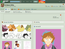 Tablet Screenshot of hi-there-shilo.deviantart.com