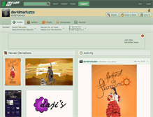 Tablet Screenshot of davidmariuzzo.deviantart.com