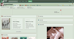 Desktop Screenshot of dreamswhisper.deviantart.com