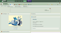 Desktop Screenshot of mirsathia.deviantart.com