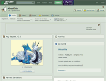 Tablet Screenshot of mirsathia.deviantart.com