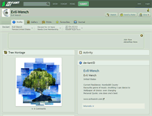 Tablet Screenshot of evil-wench.deviantart.com