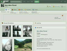 Tablet Screenshot of mew-mew-power.deviantart.com