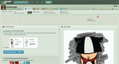 Desktop Screenshot of echoxcrash.deviantart.com
