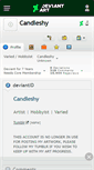 Mobile Screenshot of candleshy.deviantart.com