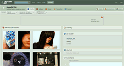 Desktop Screenshot of mandicrm.deviantart.com