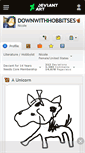 Mobile Screenshot of downwithhobbitses.deviantart.com