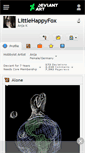 Mobile Screenshot of littlehappyfox.deviantart.com