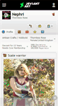Mobile Screenshot of nephri.deviantart.com