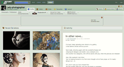 Desktop Screenshot of lady-photographer.deviantart.com