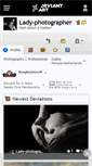 Mobile Screenshot of lady-photographer.deviantart.com