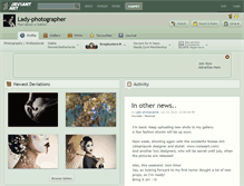 Tablet Screenshot of lady-photographer.deviantart.com