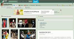 Desktop Screenshot of andimatheory.deviantart.com
