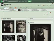 Tablet Screenshot of feverish-eye.deviantart.com