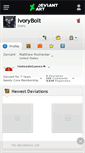 Mobile Screenshot of ivorybolt.deviantart.com