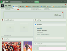 Tablet Screenshot of ivorybolt.deviantart.com