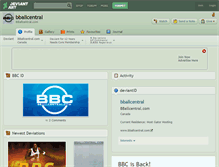 Tablet Screenshot of bballcentral.deviantart.com