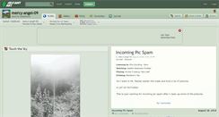 Desktop Screenshot of mercy-angel-09.deviantart.com