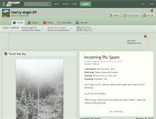 Tablet Screenshot of mercy-angel-09.deviantart.com