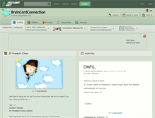 Tablet Screenshot of braincordconnection.deviantart.com