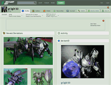 Tablet Screenshot of gr3g0r30.deviantart.com