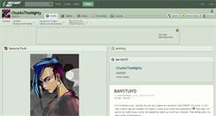 Desktop Screenshot of chunksthemighty.deviantart.com
