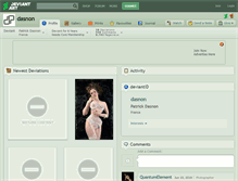 Tablet Screenshot of dasnon.deviantart.com