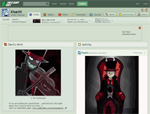 Tablet Screenshot of kisachi.deviantart.com