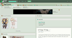 Desktop Screenshot of bug-princess.deviantart.com