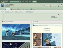 Tablet Screenshot of grimlock1992.deviantart.com