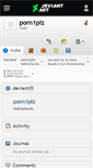 Mobile Screenshot of porn1plz.deviantart.com