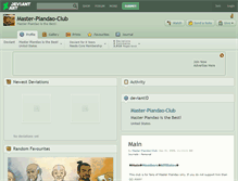 Tablet Screenshot of master-piandao-club.deviantart.com